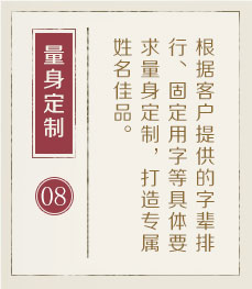 保定起名流程八